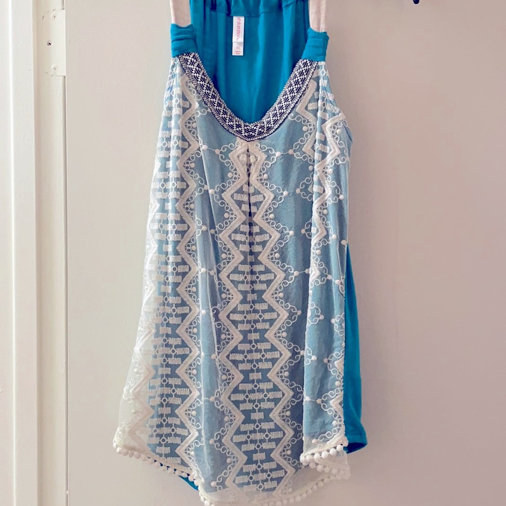 Teal tank top never worn